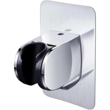 Imagem de Suporte Adesivo Para Ducha Higiênica e Chuveirinho – Com Regulagem de Ângulo, Instalação Sem Furos, ABS Resistente, Prático e Fácil de Aplicar