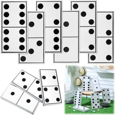 Imagem de Spiareal 6 peças de caixas de dominó para festas noturnas de Havana para decoração de Havana para festas de aniversário, acessórios de festa de casamento, acessórios para centros de mesa de