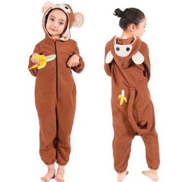 Imagem de Macacão Costume Tao-Ge Monkey para crianças com acessório de banana