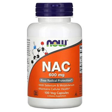 Imagem de Now Foods, Nac 600 mg, 100 cápsulas