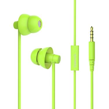 Imagem de MAXROCK Fones De Ouvido Mini5 Comfort-Fit Com Microfone E Fio Para Celular Entrada 3,5 Mm (Verde)