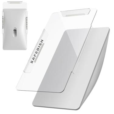 Imagem de SafeDish Protetor de prato Starlink para Starlink Gen2, policarbonato (PC) protetor de granizo para Starlink Dish G2, resistente a UV, protetor de granizo melhorado para durabilidade, prato seguro