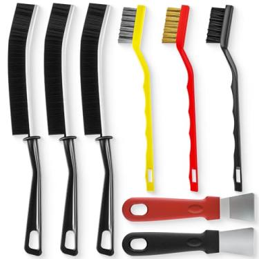 Imagem de Ferramenta de fenda, escova de limpeza de cerdas rígidas, escova de limpeza de cozinha doméstica para limpeza de lavanderia, organização de sala de lavanderia, escova de argamassa, acessórios de