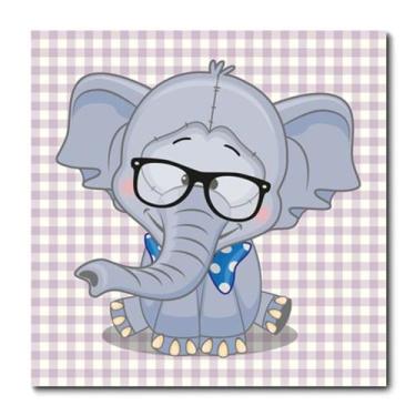 Imagem de Placa Decorativa - Elefante Infantil - 0904plmk - Allodi