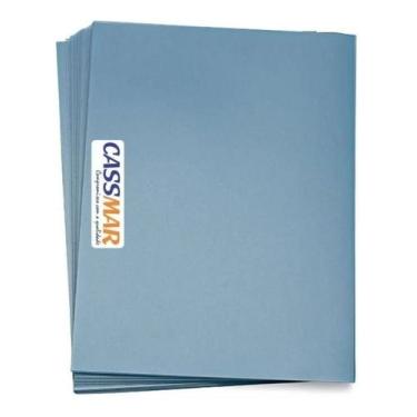 Imagem de Capa para encadernação PVC A4 Transparente camurça 100UN - Cassmar 