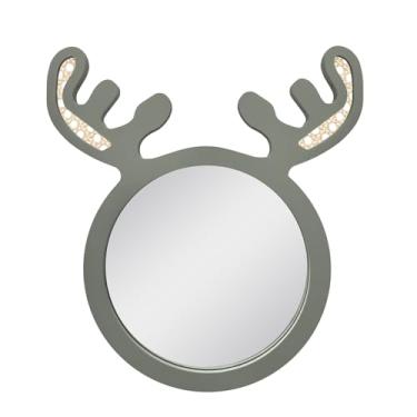 Imagem de Espelho Decorativo Infantil 48x44cm Verde Alce