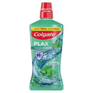 Imagem de Enxaguatório Bucal Colgate Plax Fresh Mint Sem Alcool 750ml