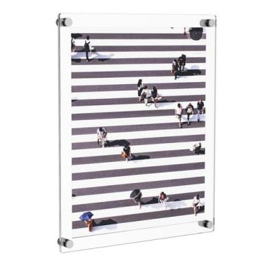 Imagem de Porta-retratos NIUBEE Clear Acrylic Wall Mount 16x20 polegadas