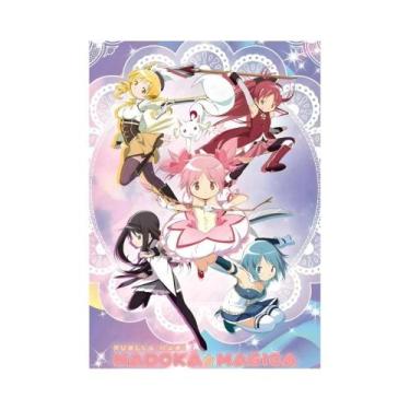 Imagem de Pôster Rosa De Menina Puella Magi Madoka Magica Arte De Parede Imperme
