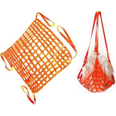 Imagem de Redes De Carga Segurança Levantamento De Correias - Redes De Elevação De Carga, Redes De Elevação De Paletes Redes De Elevação Sacos De Elevação De Carga Pesada, 2X2M/Mesh 15cm/Load 2t