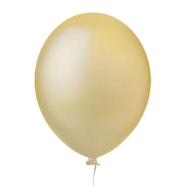 Imagem de Balão 8 Champagne Happy Day 50 Un