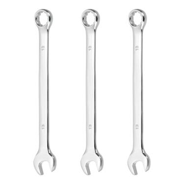 Imagem de HARFINGTON 3 peças chave de combinação 13 mm caixa métrica de 12 pontos e chave inglesa de extremidade dupla CR-V de extremidade aberta para reparo de máquinas de móveis de tubos automotivos, faça