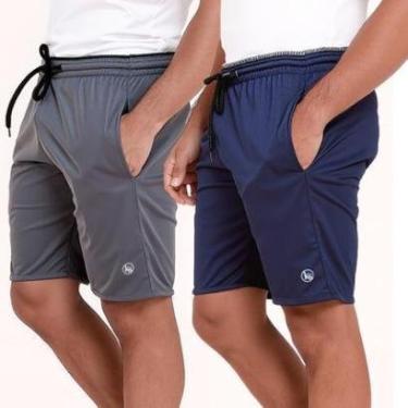 Imagem de Kit 2 Bermuda Dry Short Esporte Academia Confortável Praia-Masculino