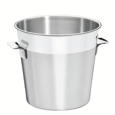 Imagem de Balde De Gelo Tramontina Cosmos 14cm Em Aço Inox Fosco Com Borda Em Brilho