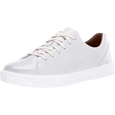 Imagem de Tênis masculino de renda Clarks Un Costa, White Leather, 13
