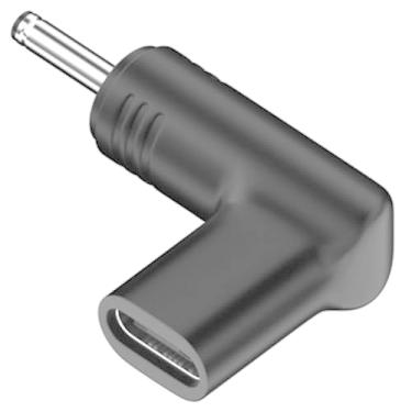 Imagem de Adaptador de carregamento USB C 100W PD 3,5 x 1,35 mm, macho para DC fêmea 12 V 19 V 20 V, adaptador USB C para 3,5 x 1,35 mm feito para câmera IP, luzes LED, impressoras, roteadores, sensores, séries