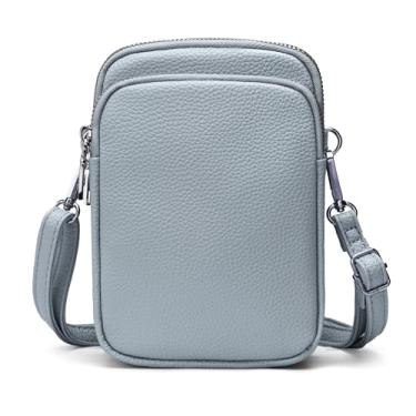 Imagem de JANKS Pequena bolsa transversal feminina mini bolsa de celular bolsa de viagem bolsa carteira bolsas ajustáveis sobre a alça de ombro, 05 Azul