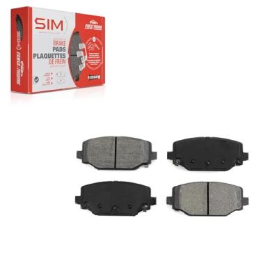Imagem de Pastilhas de freio a disco traseiro SIM-1596 para Dodge Grand Caravan Journey Chrysler Town & Country Ram C/V Volkswagen Routan