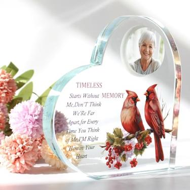 Imagem de Contid Urna Cardinal Pequena, Mini Urnas De Coração Com Imagens Pequenas Em Formato Para Cinzas Pequena Cristal Lembrança Cremação Fotos, Linda Funerária Compartilhamento