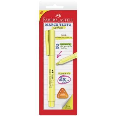 Imagem de Marca texto amarelo Faber-Castell