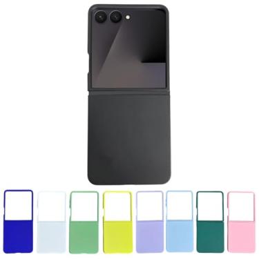 Imagem de Capa Protetora Silicone compatível Sannsung Galaxy Z FLIP 7 Design UltraFina Moderno (BRANCO)