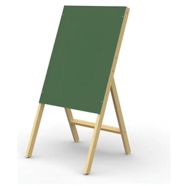 Imagem de Quadro Cavalete Lousa Em Mdf - Educativo 38x52 Cm - verde