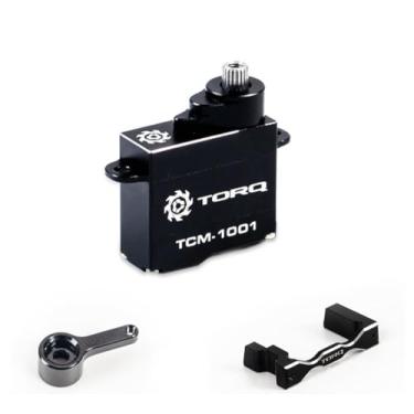 Imagem de TORQ TCM-1001 Engrenagem de titânio sem núcleo 7g Micro Servo de Precisão Digital para Mini Z 1/27, 1/28 RC Carros, Compatível com W Losi Micro-B 2WD Escovado Mini RC Buggy 1/24 (TCM-1001 Servo com