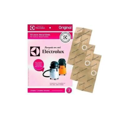 Imagem de Kit 3 Unidades Saco para Aspirador de Pó Electrolux Rosa A20/GT2000/3000/200