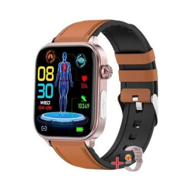 Imagem de Relógio Inteligente Monitor De Saúde Feminina ECG PPG Monitor De Ácido