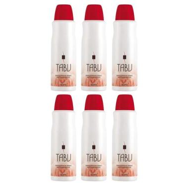 Imagem de Kit 6 Desodorante Spray Tabu Tradicional 90Ml - Dana - Dana Cosméticos