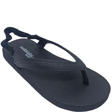 Imagem de Molekinha, Sandália Molekinha Menina Infantil PVC com Tira Elástica (Preto, BR, Bebê, Numérico, 25)