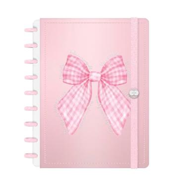 Imagem de Caderno De Disco Iscool Inteligente M Coquette Candy Pop Laço Vichy