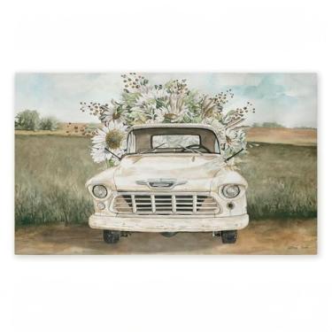 Imagem de Stupell Industries Tapete de porta não tecido estampado com flores vintage, design de Cindy Jacobs