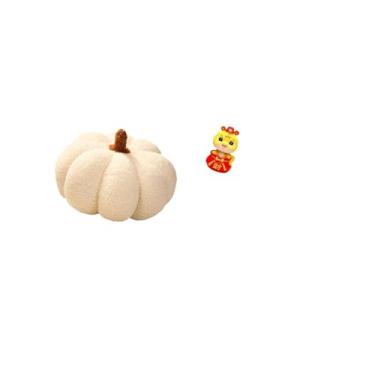 Imagem de Fenteer Almofadas de Abóbora de Halloween, Almofadas Decorativas de Pelúcia para Decoração de Quarto E Ano Novo Chinês, Estátua de Cobra, Ornamento de Lembran