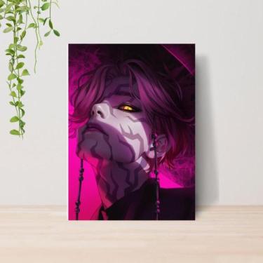 Imagem de Quadro Guerreiras do Kpop Saja Boys A4  Placa MDF 011 - Lomi Art