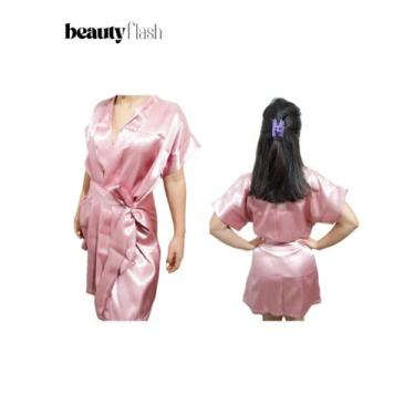 Imagem de Robe de Cetim Profissional- Confortável, Elegante, Perfeito Para dia d