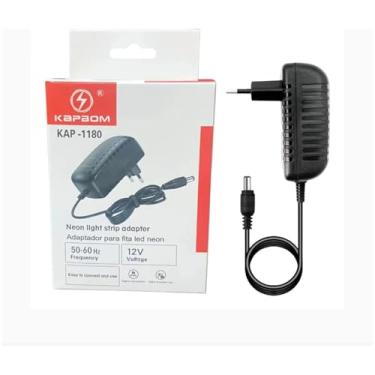 Imagem de Fonte De Alimentação 3a 12v Bivolt P4 Câmera Cftv E Fita Led