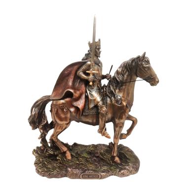 Imagem de Estátua Rei Arthur Excalibur Líder Justo e Corajoso 30 cm