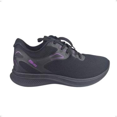 Imagem de Tenis Actvitta Feminino Casual caminhada cadarço 4829.313, 37, Preto