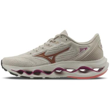 Imagem de Tênis de Corrida Feminino Mizuno Wave Legend 4, Bege, 34