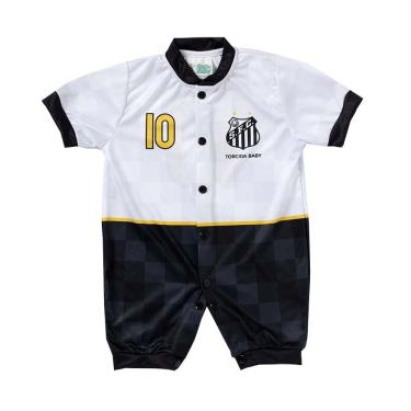 Imagem de Macacão Bebê Santos Manga Curta - Torcida Baby
