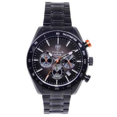 Imagem de Relógio Tuguir Masculino Ref: Tgi37119 Cronógrafo Aço Black