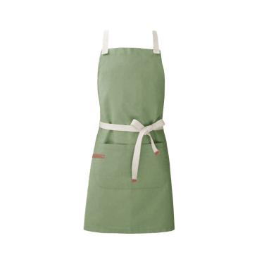 Imagem de Avental Verde Cha Matte Algodao Cafeteria Bar Vegano 1un