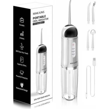 Imagem de Water Flosser MAKJUNS Water Dental Flosser 3 modos 4 jatos