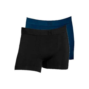 Imagem de Kit com 2 Cuecas Boxer Hope Smc61020 Colorido, Azul, P