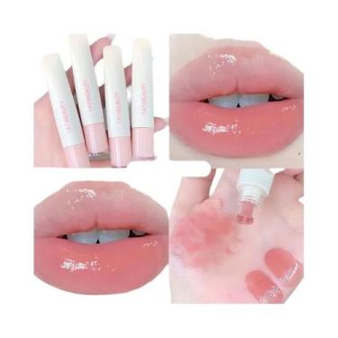 Imagem de Batom Hidratante Rosa - Com Essência de Gelatina e Acabamento Macio, T