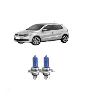 Imagem de Kit Lâmpadas Super Branca H4 Farol Alto Baixo Gol G5 G6 08/16