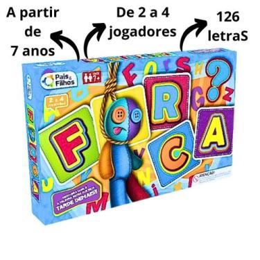 Imagem de Brinquedo Educativo Jogo Da Forca Com 126 Letras Pais E Filhos