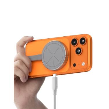 Imagem de Hagibis Gabinete magnético M.2 2230 NVMe SSD com Magsafe para iPhone 16 15 Pro Max ProRes, USB C 3.2 Gen2 10Gbps para adaptador NVMe, capa externa de alumínio SSD para MacBook, iPad Pro, Android