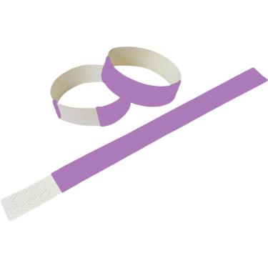 Imagem de 250 Pulseira cor lilás para controle de acesso Med